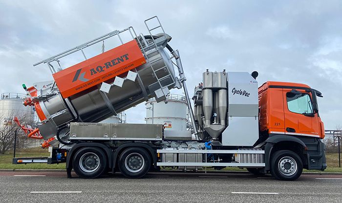 Air displacement unit KOKS CycloVac delivered to rental company AQ-Rent 